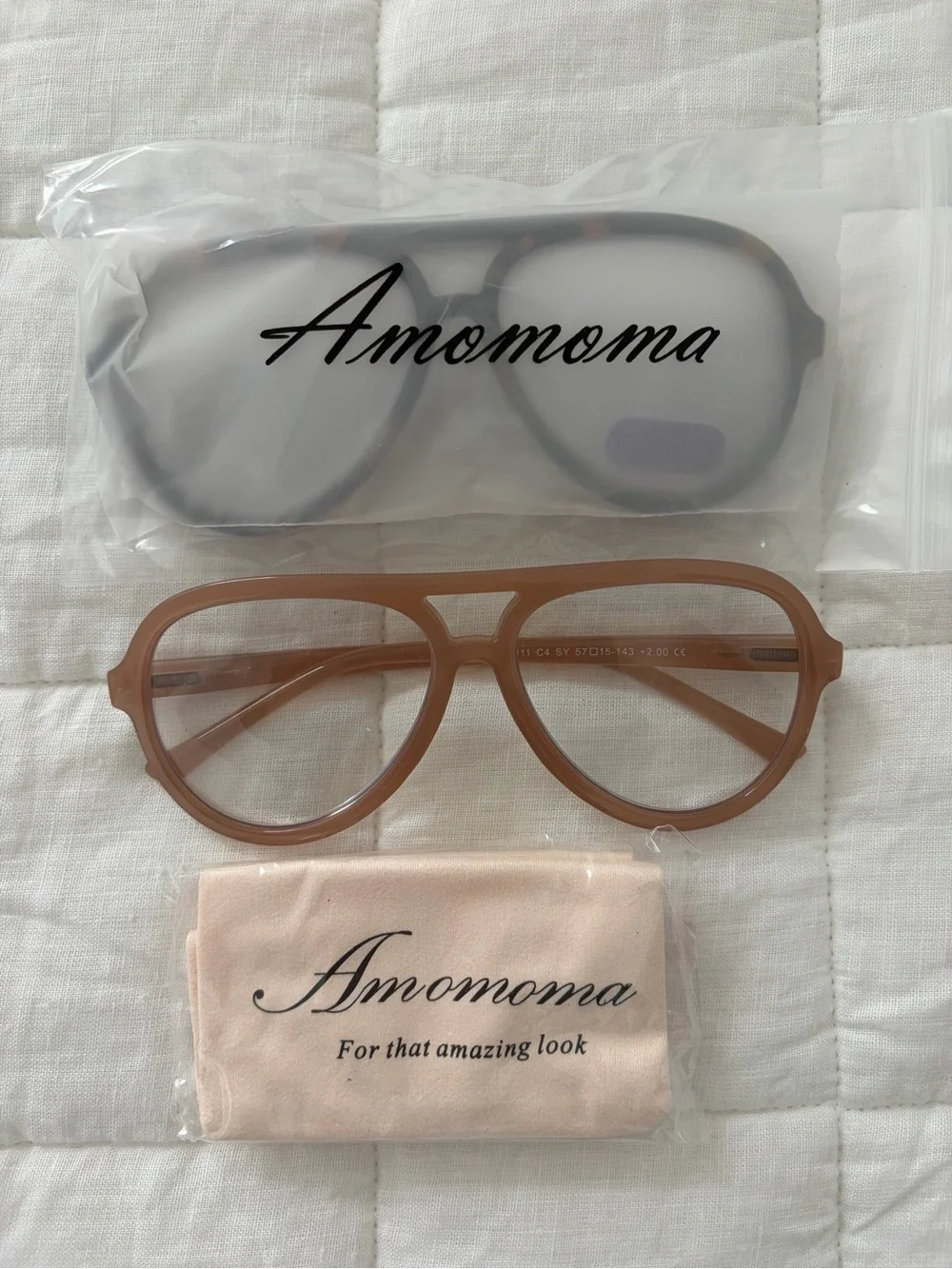 Light Brown & Tortoiseshell Glasses - 2.0 Readers